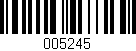 Código de barras (EAN, GTIN, SKU, ISBN): '005245'