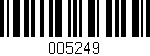 Código de barras (EAN, GTIN, SKU, ISBN): '005249'