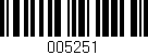 Código de barras (EAN, GTIN, SKU, ISBN): '005251'