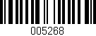 Código de barras (EAN, GTIN, SKU, ISBN): '005268'