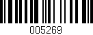 Código de barras (EAN, GTIN, SKU, ISBN): '005269'