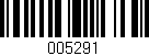 Código de barras (EAN, GTIN, SKU, ISBN): '005291'