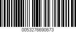 Código de barras (EAN, GTIN, SKU, ISBN): '0053276690673'