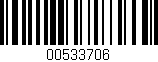 Código de barras (EAN, GTIN, SKU, ISBN): '00533706'