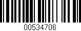 Código de barras (EAN, GTIN, SKU, ISBN): '00534706'