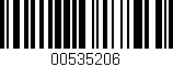 Código de barras (EAN, GTIN, SKU, ISBN): '00535206'