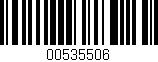 Código de barras (EAN, GTIN, SKU, ISBN): '00535506'