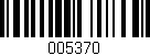 Código de barras (EAN, GTIN, SKU, ISBN): '005370'
