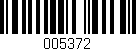 Código de barras (EAN, GTIN, SKU, ISBN): '005372'