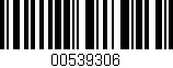 Código de barras (EAN, GTIN, SKU, ISBN): '00539306'