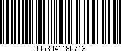 Código de barras (EAN, GTIN, SKU, ISBN): '0053941180713'