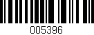 Código de barras (EAN, GTIN, SKU, ISBN): '005396'