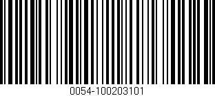 Código de barras (EAN, GTIN, SKU, ISBN): '0054-100203101'