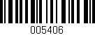 Código de barras (EAN, GTIN, SKU, ISBN): '005406'