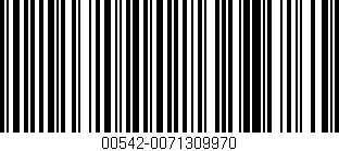 Código de barras (EAN, GTIN, SKU, ISBN): '00542-0071309970'