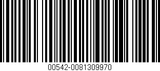 Código de barras (EAN, GTIN, SKU, ISBN): '00542-0081309970'