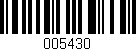 Código de barras (EAN, GTIN, SKU, ISBN): '005430'