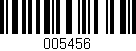 Código de barras (EAN, GTIN, SKU, ISBN): '005456'