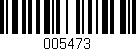 Código de barras (EAN, GTIN, SKU, ISBN): '005473'