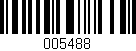 Código de barras (EAN, GTIN, SKU, ISBN): '005488'