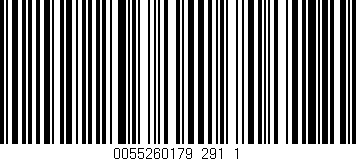 Código de barras (EAN, GTIN, SKU, ISBN): '0055260179_291_1'