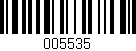 Código de barras (EAN, GTIN, SKU, ISBN): '005535'