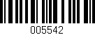 Código de barras (EAN, GTIN, SKU, ISBN): '005542'