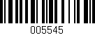 Código de barras (EAN, GTIN, SKU, ISBN): '005545'