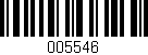 Código de barras (EAN, GTIN, SKU, ISBN): '005546'