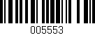Código de barras (EAN, GTIN, SKU, ISBN): '005553'