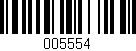 Código de barras (EAN, GTIN, SKU, ISBN): '005554'