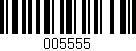 Código de barras (EAN, GTIN, SKU, ISBN): '005555'