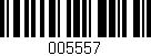 Código de barras (EAN, GTIN, SKU, ISBN): '005557'