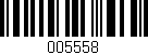 Código de barras (EAN, GTIN, SKU, ISBN): '005558'
