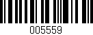 Código de barras (EAN, GTIN, SKU, ISBN): '005559'