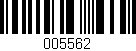 Código de barras (EAN, GTIN, SKU, ISBN): '005562'