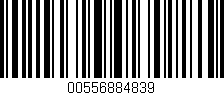 Código de barras (EAN, GTIN, SKU, ISBN): '00556884839'