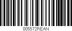 Código de barras (EAN, GTIN, SKU, ISBN): '005572REAN'