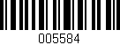Código de barras (EAN, GTIN, SKU, ISBN): '005584'