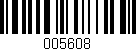 Código de barras (EAN, GTIN, SKU, ISBN): '005608'