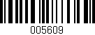 Código de barras (EAN, GTIN, SKU, ISBN): '005609'