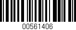 Código de barras (EAN, GTIN, SKU, ISBN): '00561406'