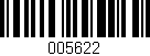Código de barras (EAN, GTIN, SKU, ISBN): '005622'