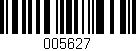 Código de barras (EAN, GTIN, SKU, ISBN): '005627'