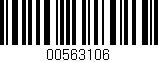 Código de barras (EAN, GTIN, SKU, ISBN): '00563106'