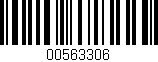 Código de barras (EAN, GTIN, SKU, ISBN): '00563306'