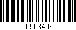 Código de barras (EAN, GTIN, SKU, ISBN): '00563406'