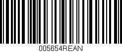 Código de barras (EAN, GTIN, SKU, ISBN): '005654REAN'