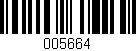 Código de barras (EAN, GTIN, SKU, ISBN): '005664'
