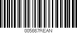 Código de barras (EAN, GTIN, SKU, ISBN): '005667REAN'